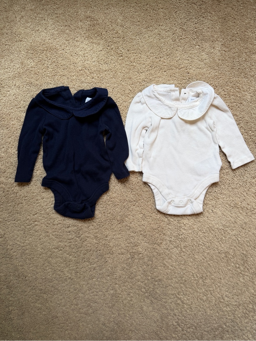 Baby Gap 3-6 Month Peter Pan Collar Bodysuit Set